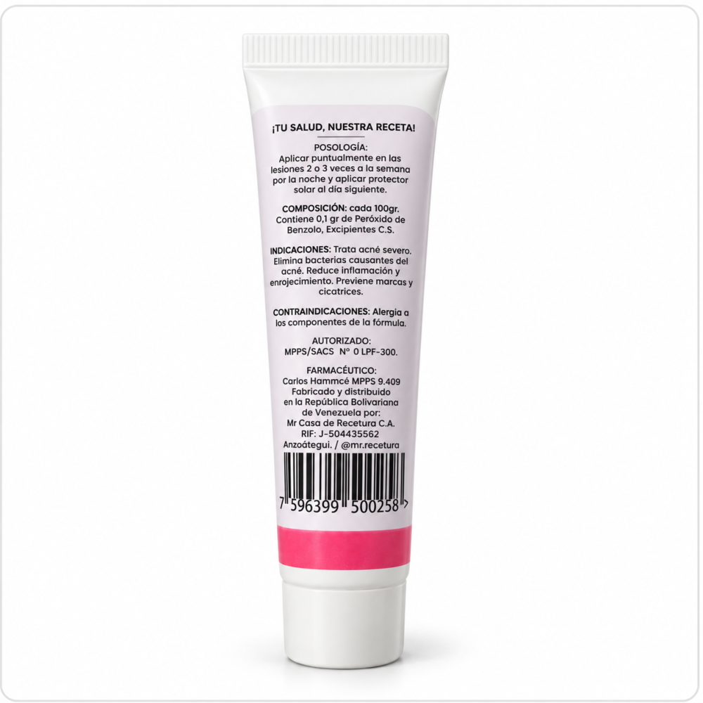 PEROXIDO DE BENZOILO AL 10% - Imagen 3