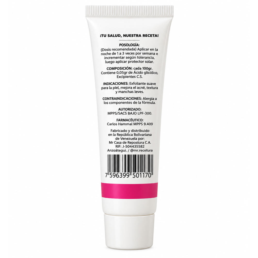 CREMA ÁCIDO RETINOICO 0.025% - Imagen 2