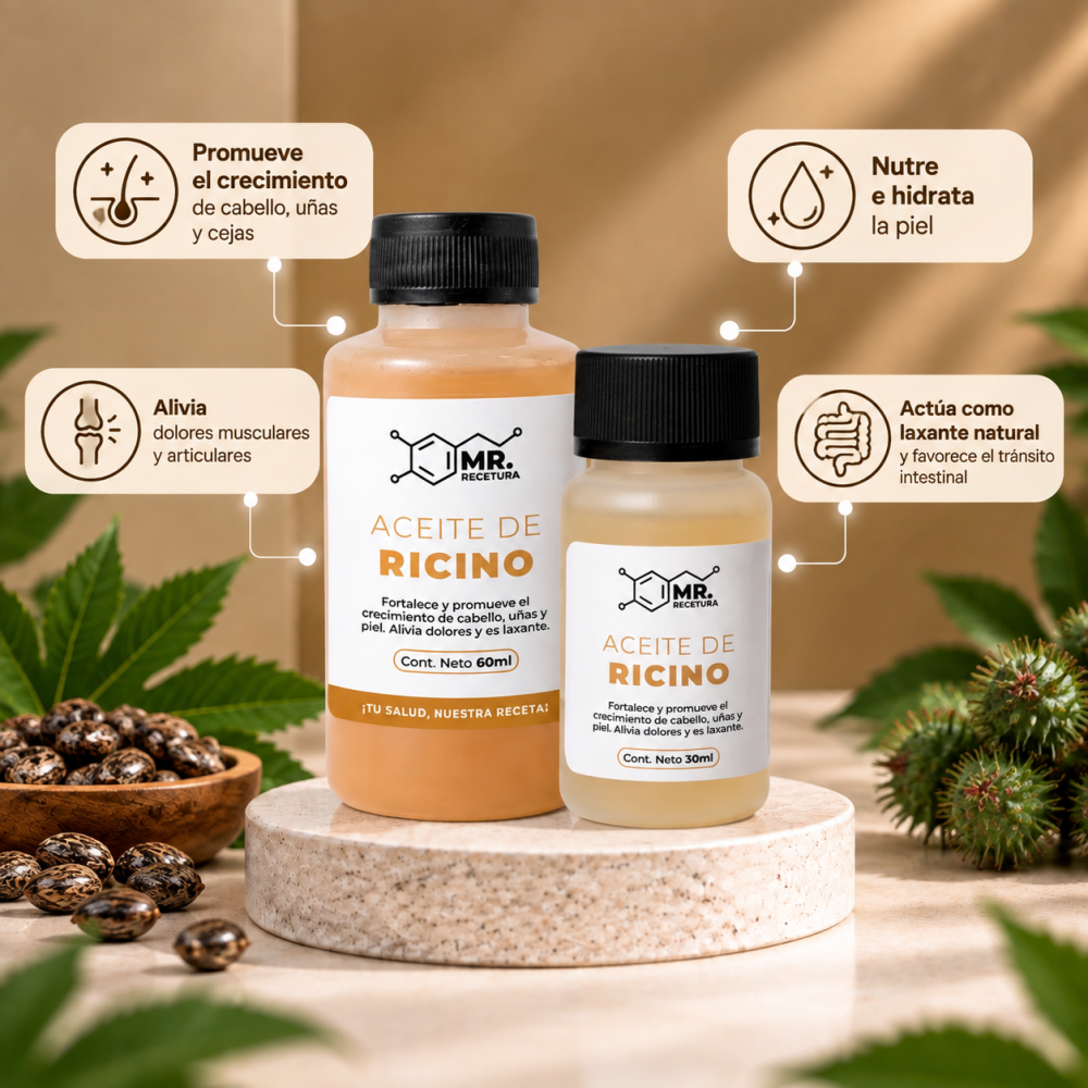 ACEITE DE RICINO 30 ML - Imagen 2