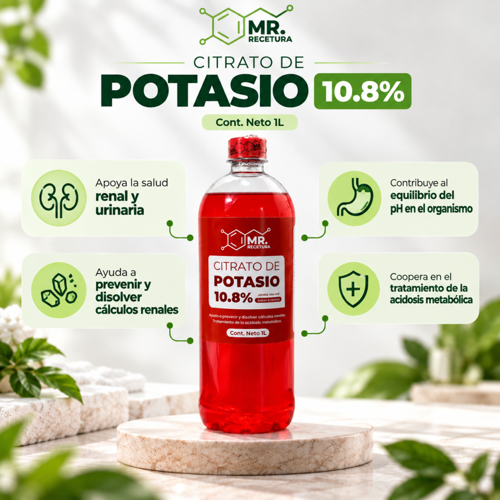 CITRATO DE POTASIO 10.8% 1lt - Imagen 3