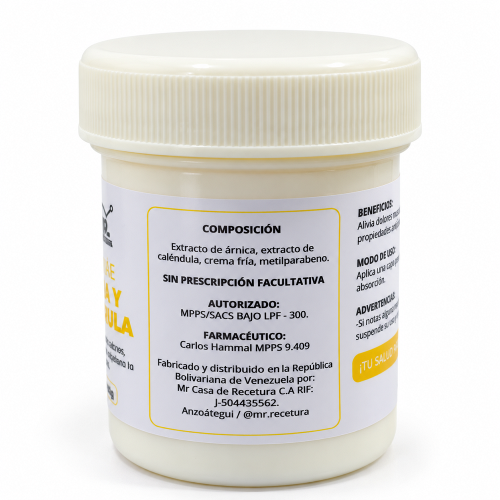 CREMA ARNICA Y CALÉNDULA - Imagen 3