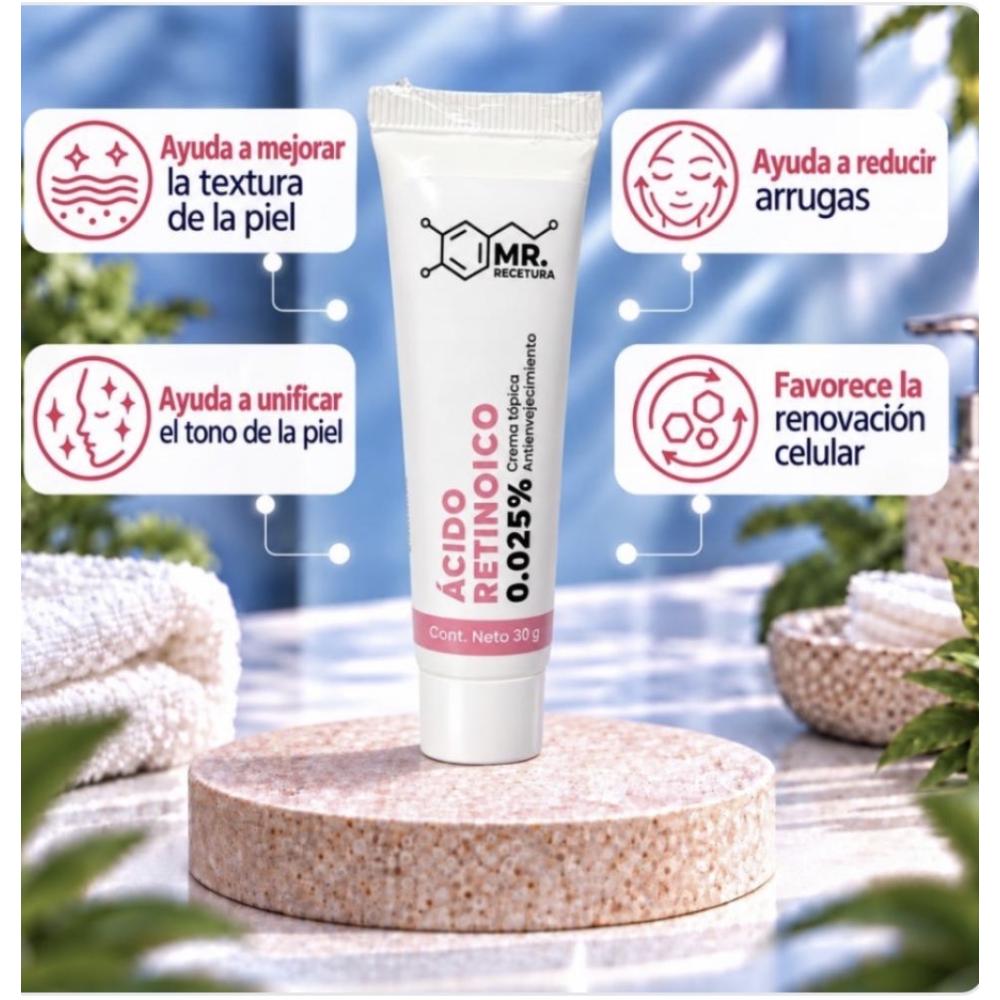 CREMA ÁCIDO RETINOICO 0.025% - Imagen 3
